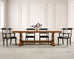 Country French Oak Farmhouse Trestle Dining Table 7.8 Ft