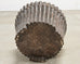 Set of Three Bronzed Faux-Bamboo Jardinières or Planters