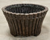 Set of Three Bronzed Faux-Bamboo Jardinières or Planters