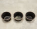 Set of Three Bronzed Faux-Bamboo Jardinières or Planters