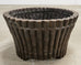 Set of Three Bronzed Faux-Bamboo Jardinières or Planters