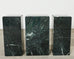 Trio of Italian Verdi Alpi Marble Pedestal Stands 41"h