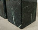 Trio of Italian Verdi Alpi Marble Pedestal Stands 41"h