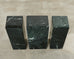 Trio of Italian Verdi Alpi Marble Pedestal Stands 41"h
