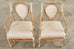 Pair of McGuire Rattan Leona Loop Back Dining Armchairs