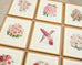 Set of Nine Botanical Lithograph Prints after Louis Van Houtte