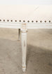 Pair of Swedish Gustavian Style Painted Demilune Benches