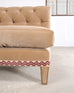Bespoke Tufted Velvet 4-Piece Banquette Sectional Sofa 12 Ft