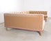 Bespoke Tufted Velvet 4-Piece Banquette Sectional Sofa 12 Ft