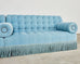 George Smith Tufted Mohair Velvet Sectional Sofa