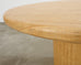 Harrison Van Horn Grasscloth Raffia Pedestal Dining Center Table