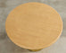 Harrison Van Horn Grasscloth Raffia Pedestal Dining Center Table