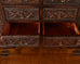 Spanish Baroque Style Walnut Vargueño Cabinet on Stand