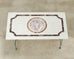 Neoclassical Pompeiian Style Italian Marble Specimen Console Table