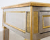 John Vesey Style Steel Bronze Neoclassical Console Desk