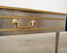 John Vesey Style Steel Bronze Neoclassical Console Desk