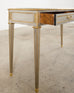 John Vesey Style Steel Bronze Neoclassical Console Desk