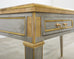 John Vesey Style Steel Bronze Mounted Library Table Desk