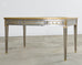 John Vesey Style Steel Bronze Mounted Library Table Desk