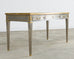 John Vesey Style Steel Bronze Mounted Library Table Desk