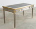 John Vesey Style Steel Bronze Mounted Library Table Desk