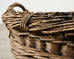 French Champagne Grape Vineyard Harvest Woven Wicker Basket
