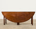 19th Century George III Irish Mahogany Wake Dining Table