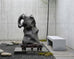 Monumental Chinese Scholar's Water Stone on Carved Base 5 Ft