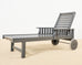 Set of Nine Weatherend Lacquered Teak Garden Furniture Suite