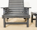 Set of Nine Weatherend Lacquered Teak Garden Furniture Suite