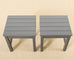 Set of Nine Weatherend Lacquered Teak Garden Furniture Suite