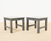 Set of Nine Weatherend Lacquered Teak Garden Furniture Suite