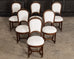 19th Century Set of Six Directoire Style Mahogany Dining Chairs