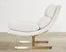 Pair of Kipp Stewart Style Bronzed Arc Lounge Chairs