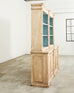 Swedish Gustavian Style Painted Pine Two-Part Bookcase