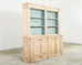 Swedish Gustavian Style Painted Pine Two-Part Bookcase