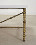 Oly Studio Gilded Iron Faux Bois Branch Diego Cocktail Table