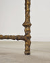 Oly Studio Gilded Iron Faux Bois Branch Diego Cocktail Table