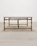 Oly Studio Gilded Iron Faux Bois Branch Diego Cocktail Table