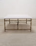 Oly Studio Gilded Iron Faux Bois Branch Diego Cocktail Table