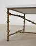 Oly Studio Gilded Iron Faux Bois Branch Diego Cocktail Table