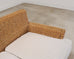 Organic Modern Woven Rattan Wicker Lounge Chair and Settee