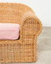 Michael Taylor Inspired Rattan Wicker Sofa by Wicker Works