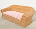 Michael Taylor Inspired Rattan Wicker Sofa by Wicker Works
