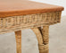 Arts and Crafts Period Rattan Wick Console or Center Table