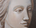 William Skilling "Bust of a Lady" Oil on Canvas Painting 3' Ft