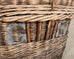 Large Rustic French Provincial Wine Harvest Basket