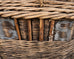 Large Rustic French Provincial Wine Harvest Basket
