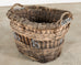 Large Rustic French Provincial Wine Harvest Basket