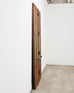 Pair of Rustic 19th C. French Walnut Bifold Wood Doors 9 Ft